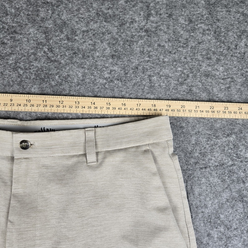Callaway Cream Classic Golf‎ Lightweight Short Elastic Waistband Size 38 Golf - Picture 6 of 8